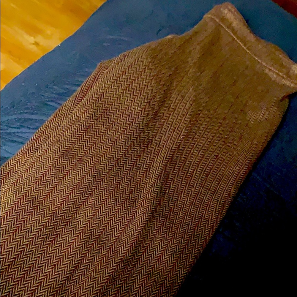 Plaid boot cut